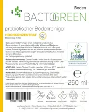 Set-Aktion BACTOGREEN Oberflächen-, Boden- und Sanitärreiniger in der 250 ml Glasflasche