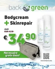 AKTION bactocare Bodycream + Skinrepair statt 41,20 um 34,90 + Toiletttasche GRATIS